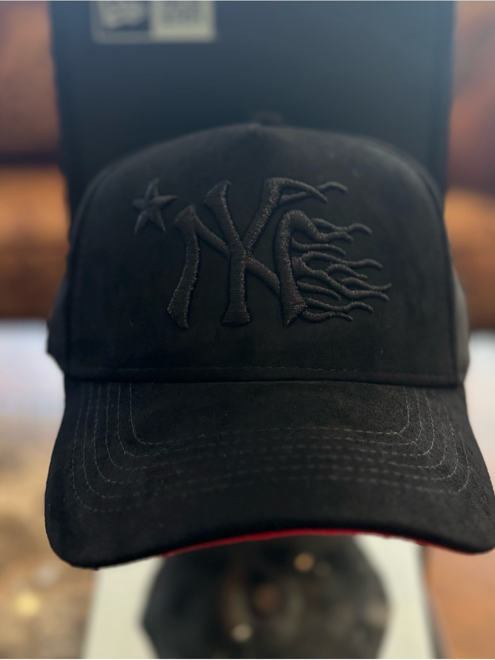 New York Yankees All Suede Snapback Hat